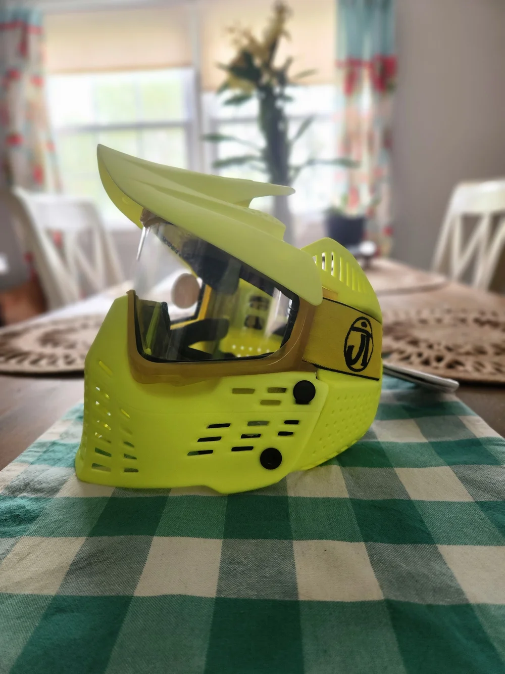 NWT! JT Spectra Proshield Highlighter Full Paintball Mask Banana Frames
